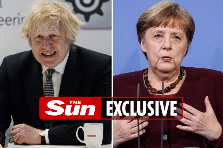 Boris Johnson teams up with Angela Merkel to head off EU vaccine war