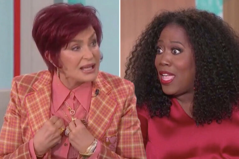 The Talk’s Sharon Osbourne sobs during furious fight with Sheryl Underwood on live TV after she…
