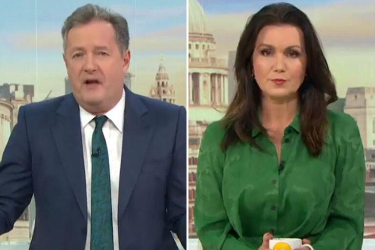 Piers Morgan angrily clashes over Meghan and Harry’s Oprah interview with Susanna Reid in on-air…