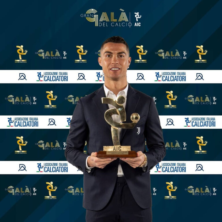 Cristiano Ronaldo named Serie A player of the year for 2020 after scoring 31 goals in 33 games for…