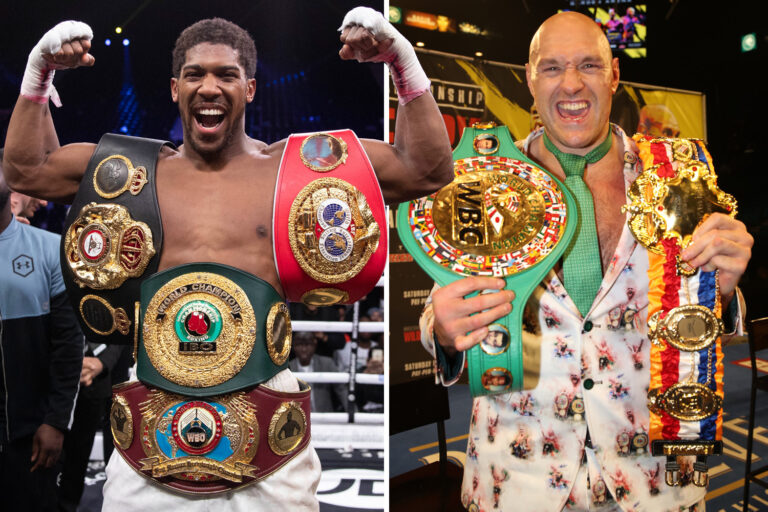 Anthony Joshua fight with Tyson Fury SIGNED as Eddie Hearn confirms two-fight deal worth £200m for…