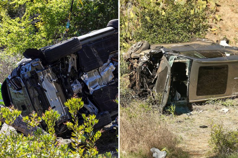 Tiger Woods may have fallen asleep at the wheel before horror rollover crash, forensic experts…