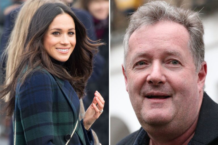 Piers Morgan says Meghan Markle is a ‘whiny, hypocritical celeb who exploits victimhood to suppress…