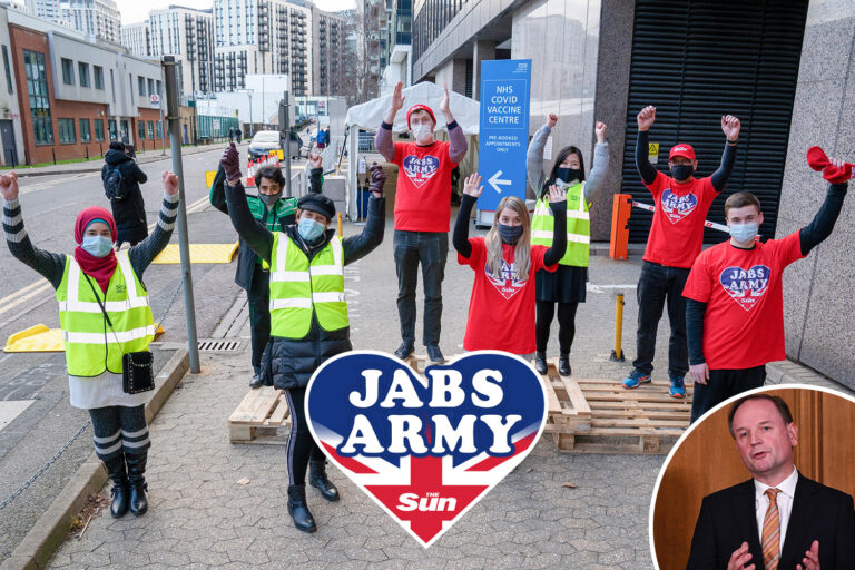 The Sun’s Jabs Army branded ‘key ingredient’ in making NHS Covid vaccine rollout a success