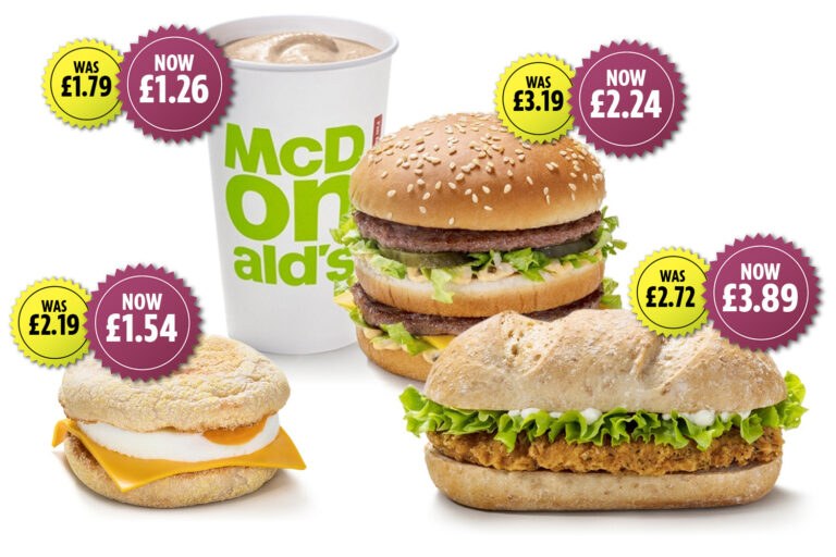McDonald’s fans can get 30% off EVERYTHING on its menu from tomorrow
