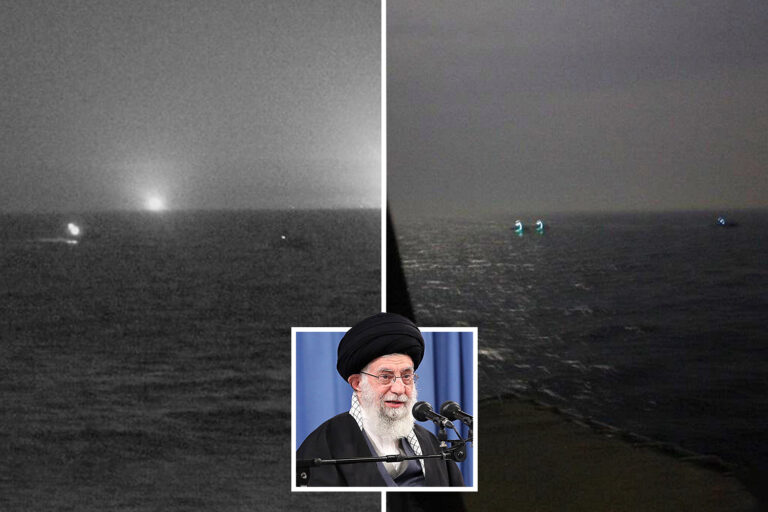 US warship fires warning shots at Iranian gunboats that came within 68 YARDS of it in Persian Gulf