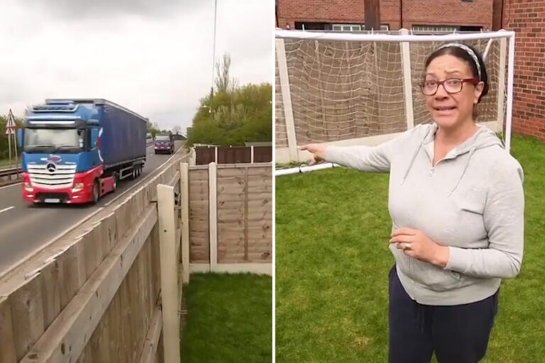 Couple forced to wear EARPLUGS in bed as new £350k ‘dream’ home ‘shakes’ with lorries from busy…