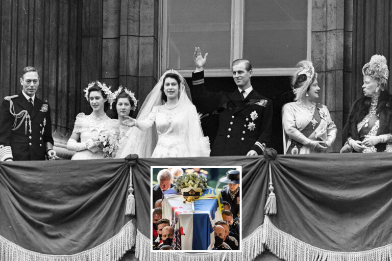 Duke of Edinburgh buried with special engraved sword given to him by King George VI when he married…