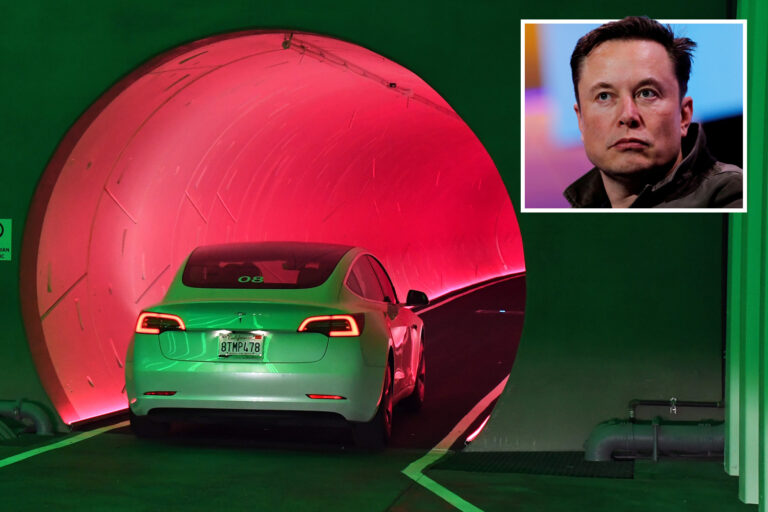 Elon Musk’s ‘futuristic’ public transport system blasted as ‘slow cars under flashy lights’