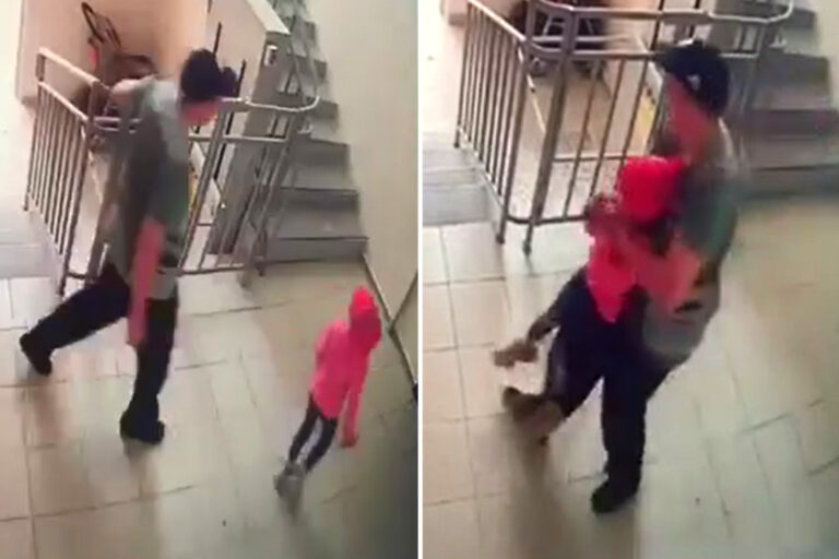 Horror moment ‘paedo’ grabs girl, 7, before brave child FIGHTS HIM OFF
