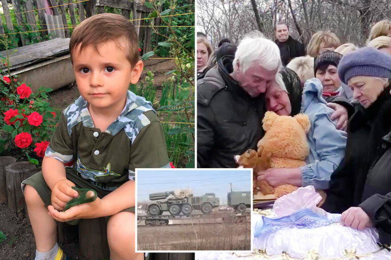 Family agony after boy, 5, ‘ripped apart in Ukraine drone attack’ igniting war fears as Russian…