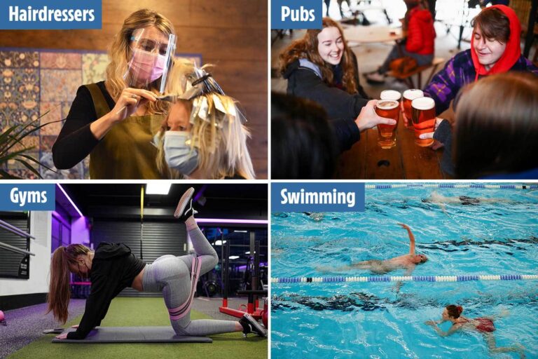 Pubs and hairdressers reopen at MIDNIGHT and huge queues at Primark – Brits finally get some freedom