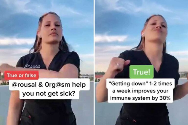 Doctor says everyone should be having more sex every week – as it can improve your immune system by…