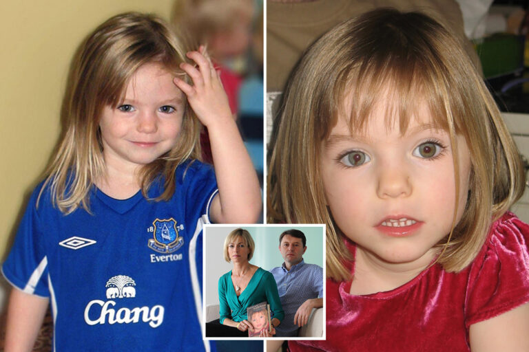Madeleine McCann’s parents raise £750,000 to continue hunt for missing daughter if Scotland Yard…
