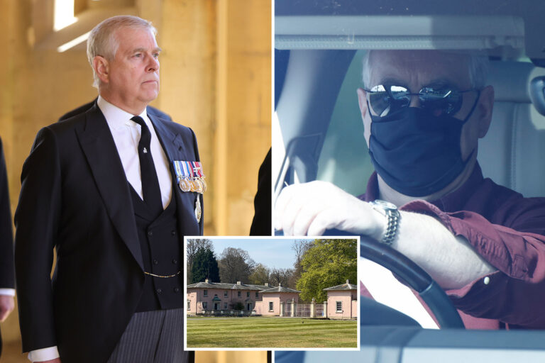 Prince Andrew security scare as woman arrested wandering around grounds days after Philip funeral