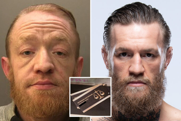 Lookalike drug dealer who impersonated Conor McGregor and even handed out business cards is jailed…