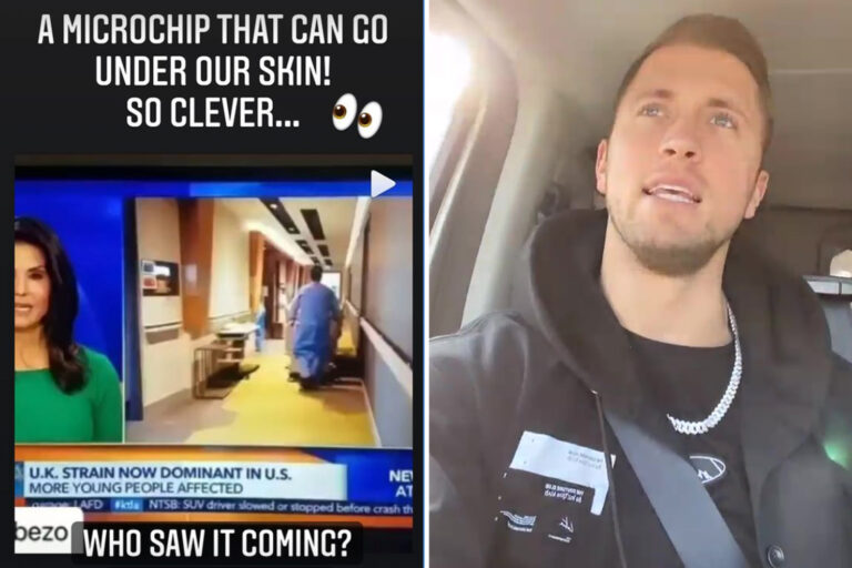 Dan Osborne shares dangerous Covid conspiracy claiming the US is injecting microchips under people’s…