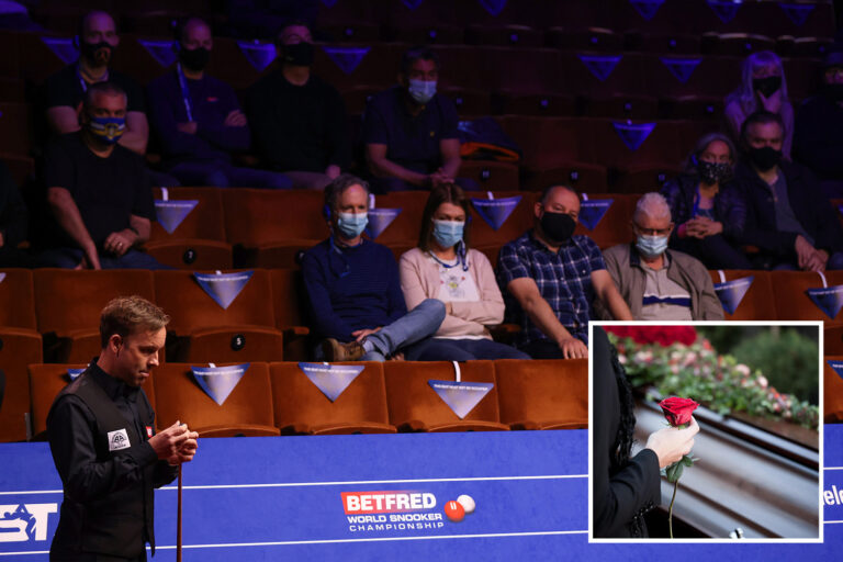 Fury as 1,000 fans allowed into theatre for snooker final but ministers refuse to let over 30…