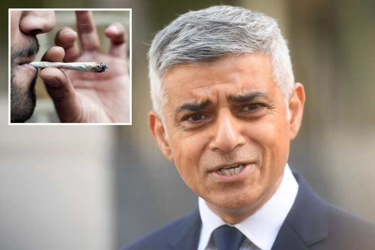 Sadiq Khan to look at legalising cannabis in London if he wins mayoral election