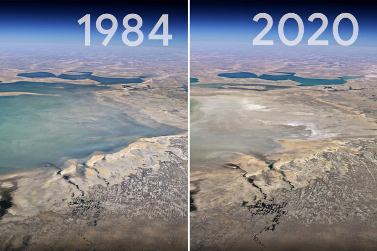 Incredible Google and Nasa timelapse reveals how global warming has changed Earth over 30 years