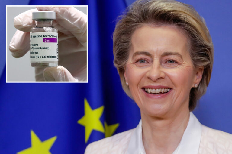 Brussels sues AstraZeneca for failing to meet targets in bid to make the firm a scapegoat for…