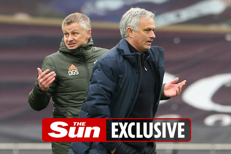 Man Utd’s Harry Kane transfer dreams OVER after Solskjaer’s bitter row with Tottenham manager…