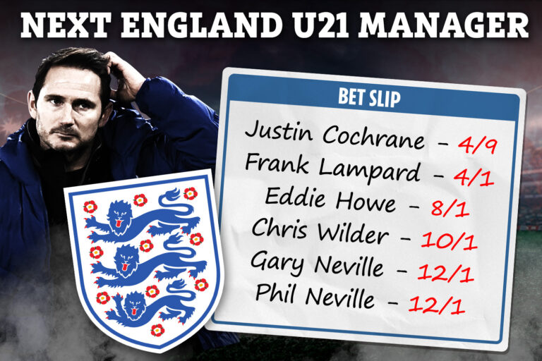 Frank Lampard & Justin Cochrane favourites for England U21 job after Aidy Boothroyd exit, John Terry…