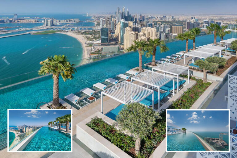 The highest infinity pool in the world has opened in Dubai with amazing views from 965ft up