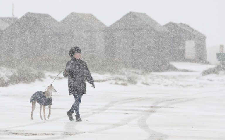 Snow warnings as blizzards batter parts of UK in -6C ice blast – and more on the way