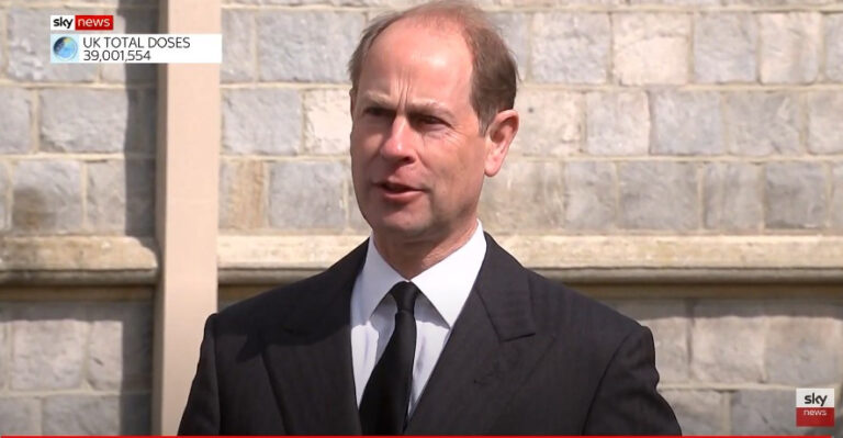 Prince Edward says Philip ‘may have departed this world but his spirit lives on’ in touching tribute
