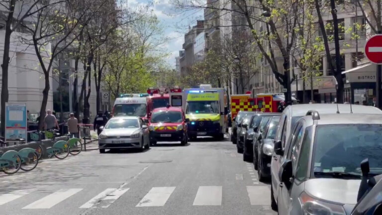 Paris shooting – One shot dead and another injured outside Covid vaccination centre as cops hunt…
