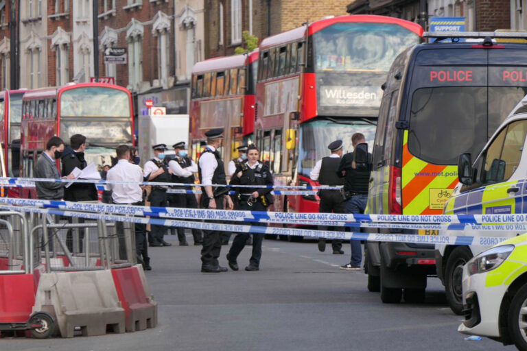 Man, 40, dies from stab wounds on London high street as cops launch murder probe