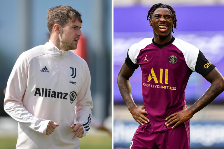 Aaron Ramsey ‘could be offered to Everton in shock Moise Kean player transfer swap by Juventus this…