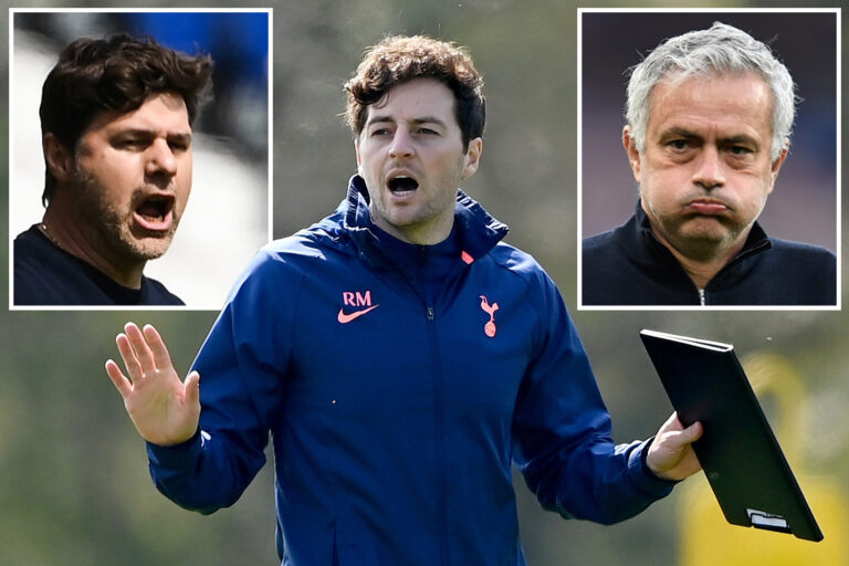 Tottenham interim coach Ryan Mason reveals he has spoken with Pochettino but not Mourinho since…