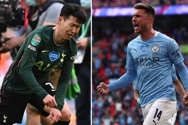 Tottenham star Son Heung-min left in tears on field as Man City win Carabao Cup final with late…