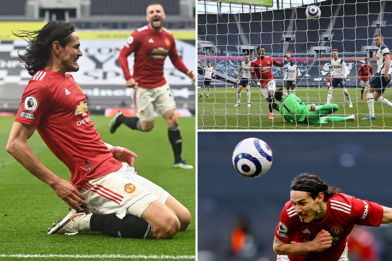 Tottenham 1 Man Utd 3: Cavani and Greenwood strike late for Red Devils after opener controversially…