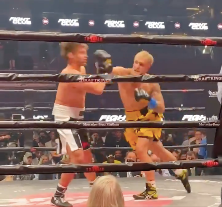 Watch ringside view of Jake Paul’s first-round knockout against ex-UFC star Ben Askren as YouTuber…