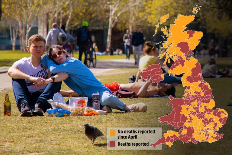 22m Brits living in areas with ZERO Covid deaths – as experts call for faster end to lockdown