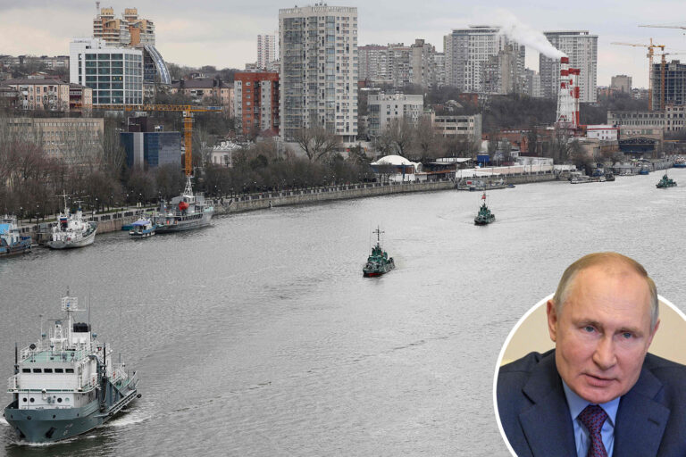 Russia plans ‘major warship assault to cut off Ukraine’s water supply’ as Putin amasses fleet in…