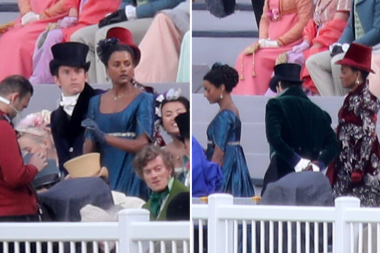 Bridgerton season 2 first look as newcomer Simone Ashley shoots wild scenes at Royal Ascot