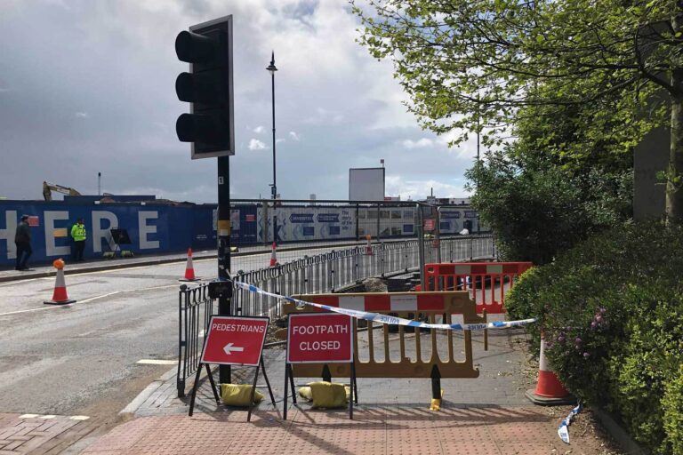 Human remains found under city centre pavement in Birmingham
