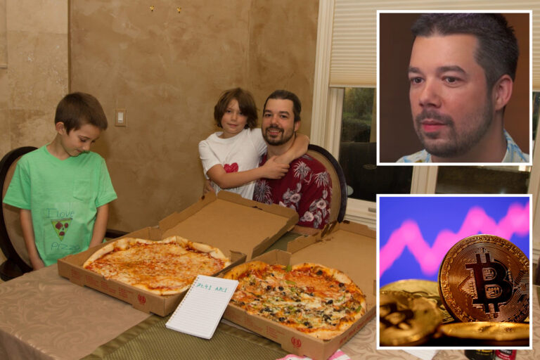 Bitcoin trader Laszlo Hanyecz who spent crypto currency now worth £306MILLION on two pizzas says ‘I…