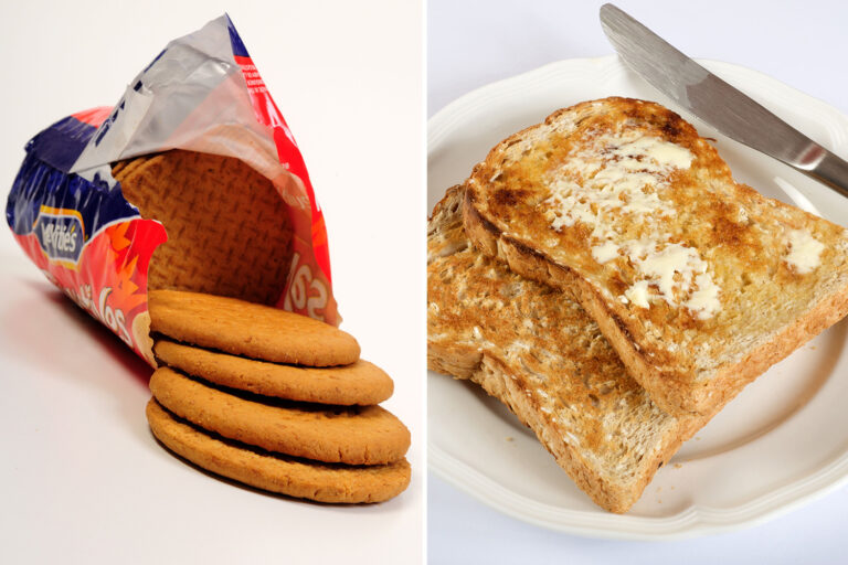 One in four adults believe British food is ‘boring’ with crisps, toast and digestive biscuits…