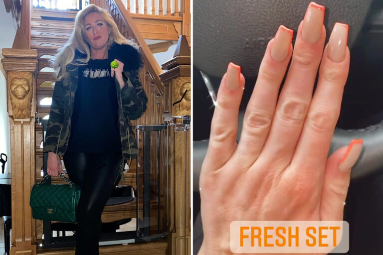 Tyson Fury’s wife removes wedding ring to get nails done and covers hand with a tree emoji as boxer…
