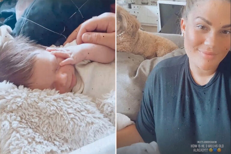 Vanderpump Rules’ Brittany Cartwright shares sweet video of newborn son Cruz three weeks after his…