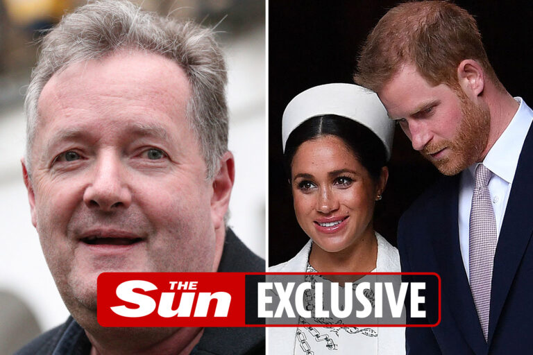 Piers Morgan says Harry and Meghan should be stripped of Royal titles for ‘trashing the institution…