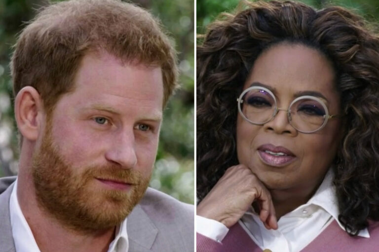 Prince Harry says ‘we’re all human’ and talks ‘unresolved trauma’ as mental health series with Oprah…
