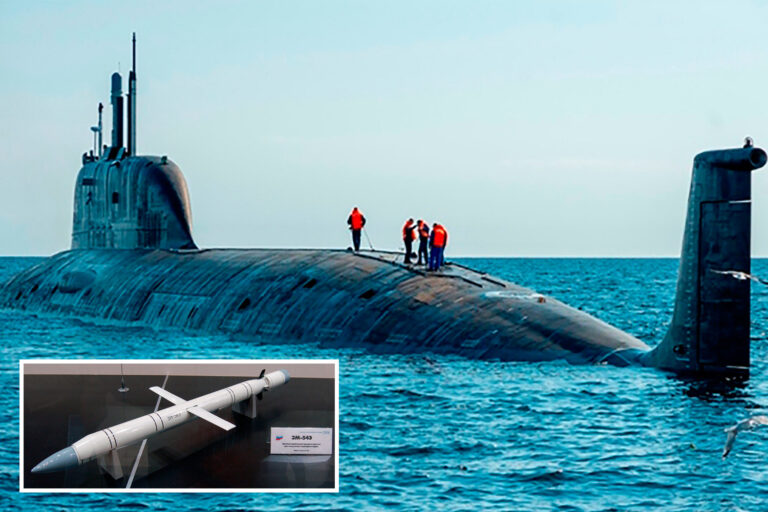 Putin launches submarine with nukes capable of wiping out US cities in chilling warning to Biden