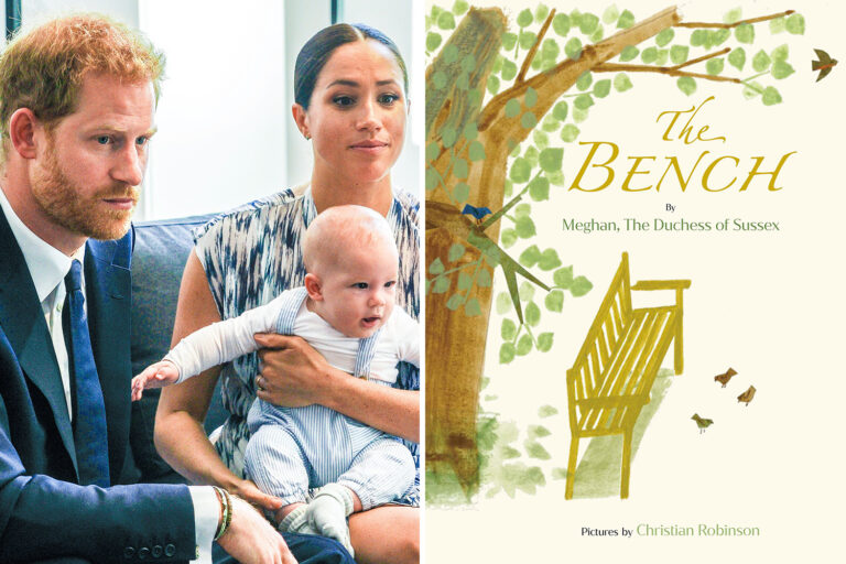 Meghan Markle writes a children’s book inspired by Prince Harry and baby Archie about ‘bond between…