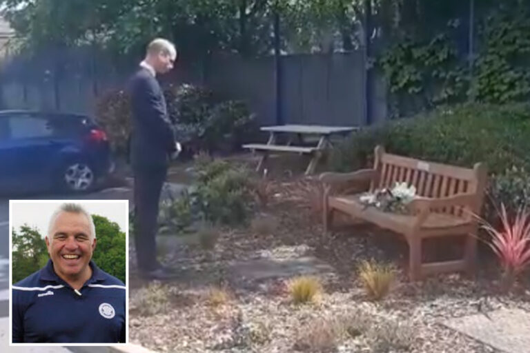 Prince William lays wreath in tribute to hero cop Sgt Matt Ratana who was shot and killed on duty